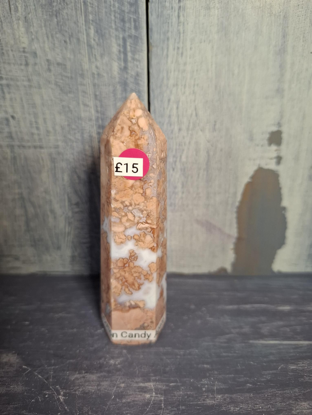 Cotton Candy Agate Tower 