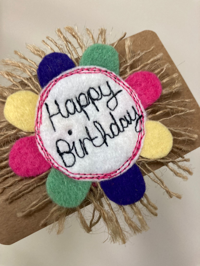 Coco Clementine Studio: Happy Birthday Plant Topper