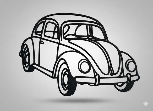 Silhouette Murale Coccinelle