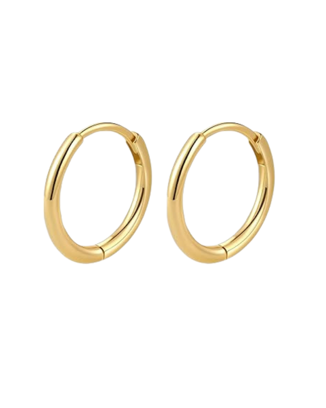 PAIRE DE CREOLES DOREES