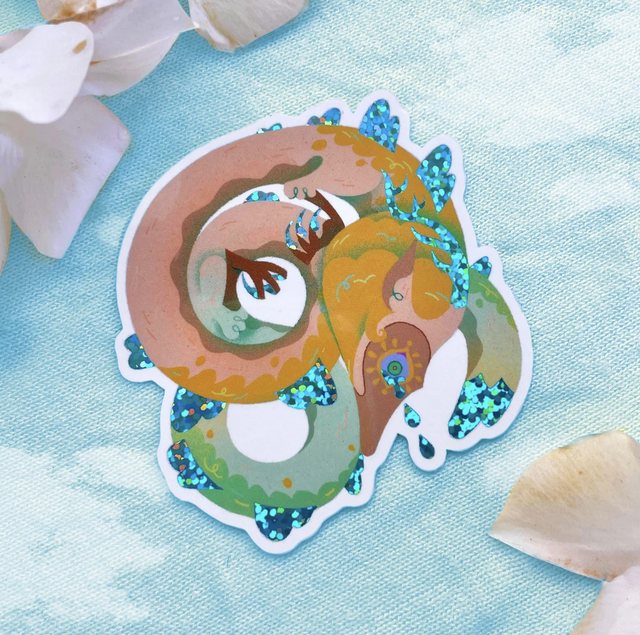 "Light Dragon" Sticker