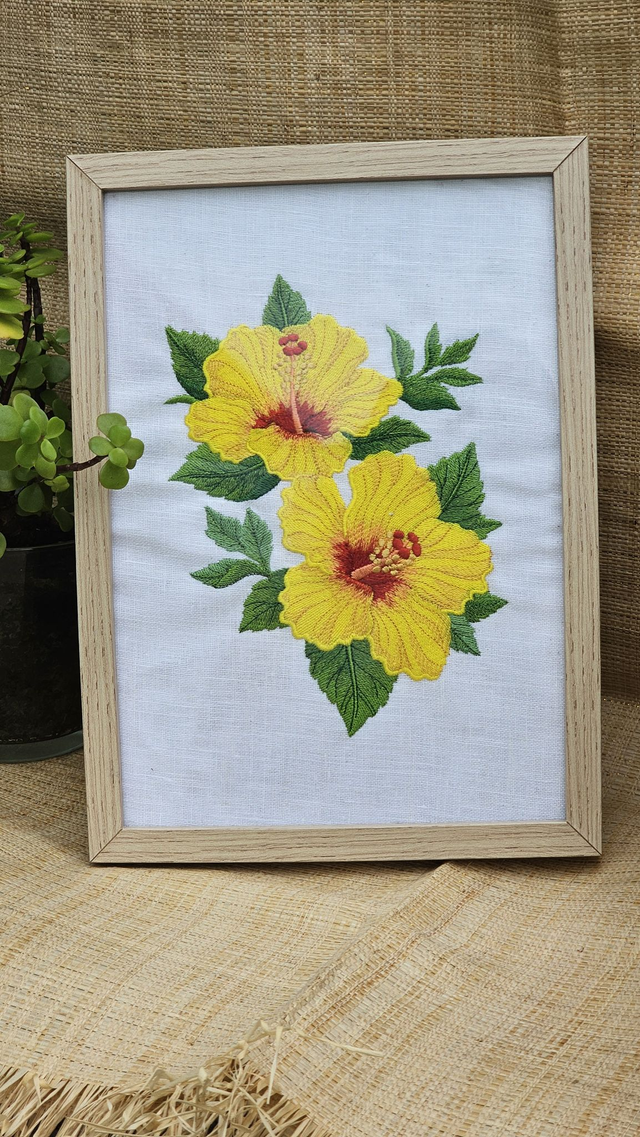 Tableau "Hibiscus"