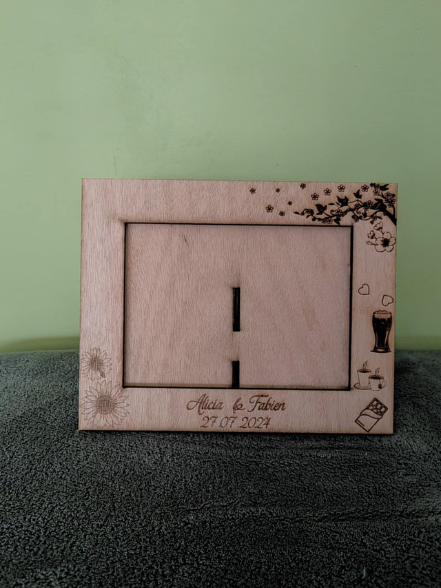 Cadre photo en bois