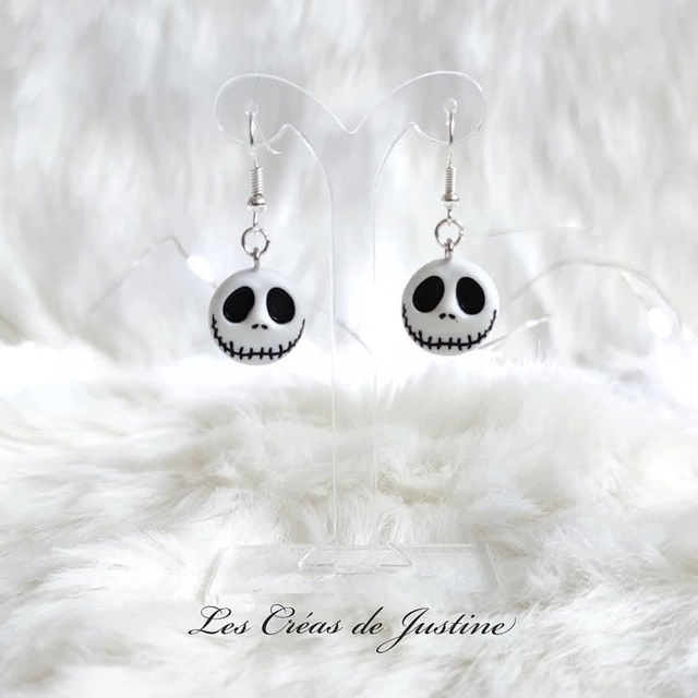 Boucles d&#039;oreilles Jack skellington 