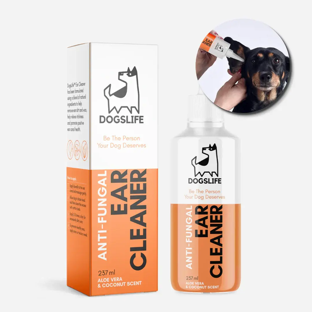 OURDOGSLIFE ANTI-FUNGAL EAR CLEANER - priešgrybelinis ausų valiklis, 237 ml