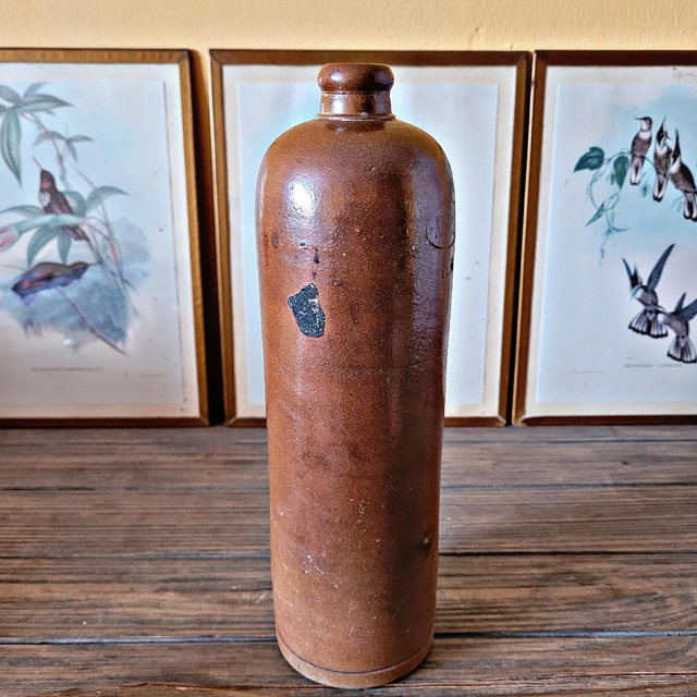 Bouteille carafe en grès marron MOPS 1L