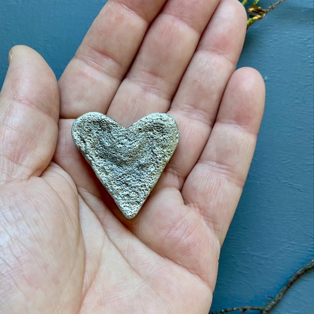 Ashes keepsake Heart pebble