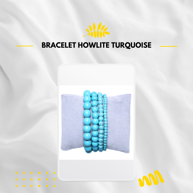 Bracelet Howlite Turquoise