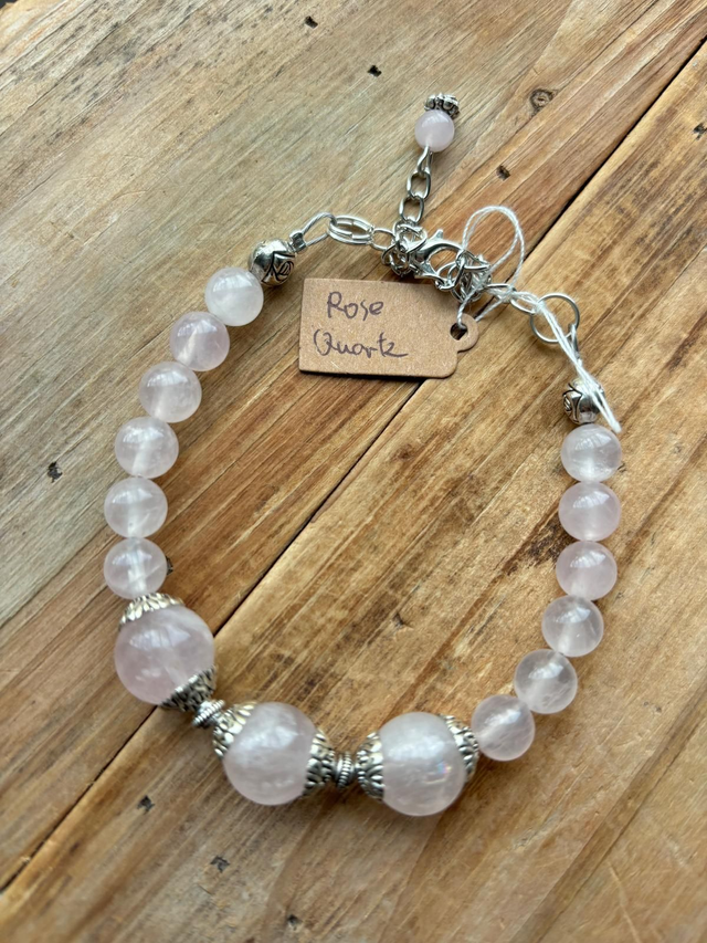 Handmade Series: Rose Quartz Bracelet