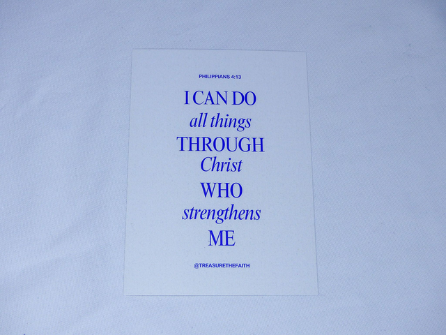 Philippians 4:13 Postcard