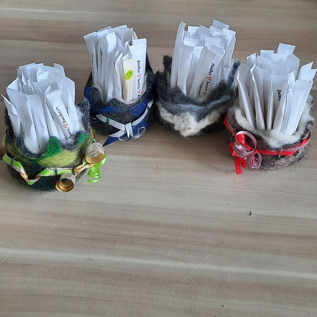 Filzkörbchen Zucker