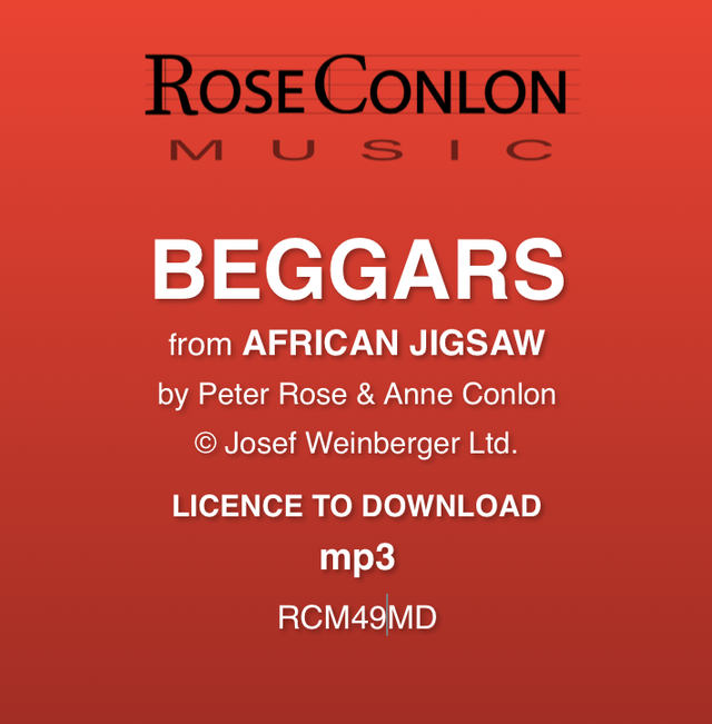 BEGGARS  (from African Jigsaw by Peter Rose &amp; Anne Conlon)