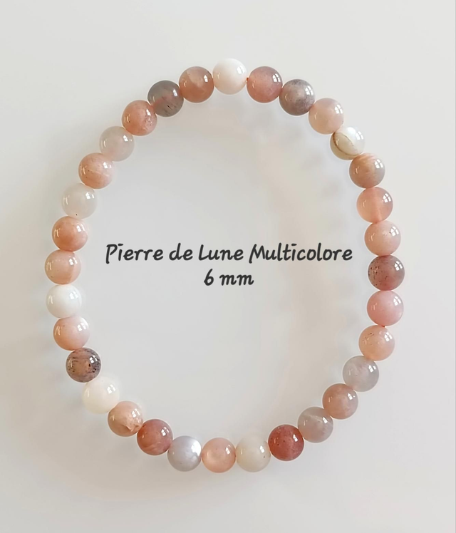 Pierre de Lune Multicolore