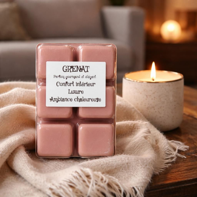 "Grenat" - Fondant pour brûleur - Cire de soja