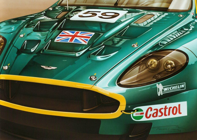 Aston Martin DBR9 Limited Edition Print only