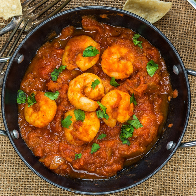 Crevettes masala 