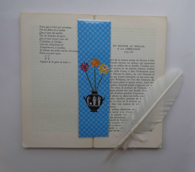 Le marque-page au bouquet