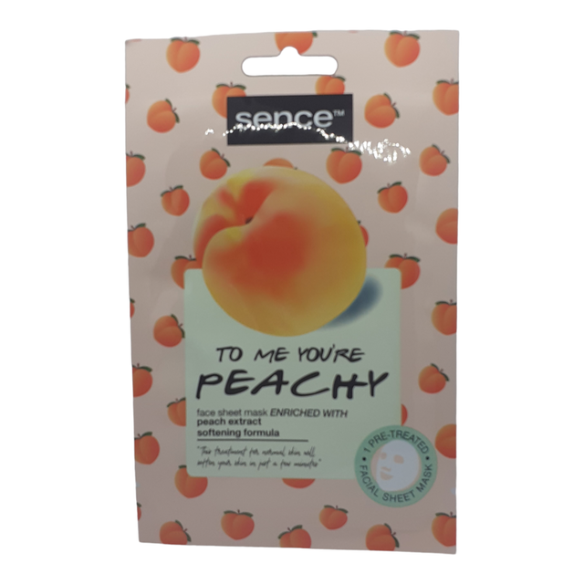 masque visage enrichi à l'extrait de pêche