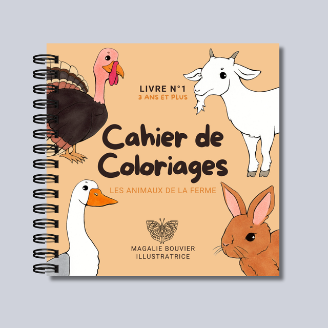 Cahier de coloriage - La ferme