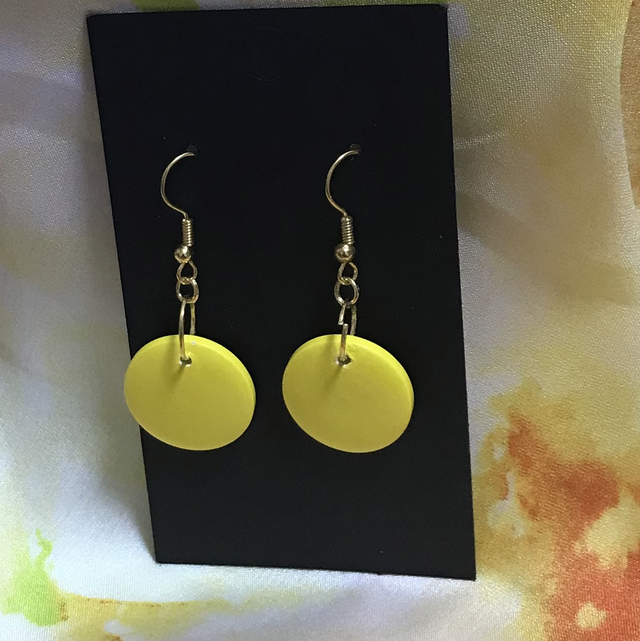 Yellow Dangling Earrings- YDE48