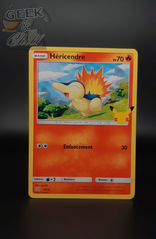 Carte Pokémon - 25th Anniversaire - Promo McDo 2021 - Héricendre
