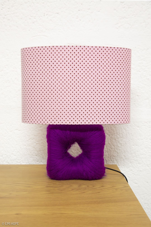 LUMINAIRE LAINE 70's PRUNE