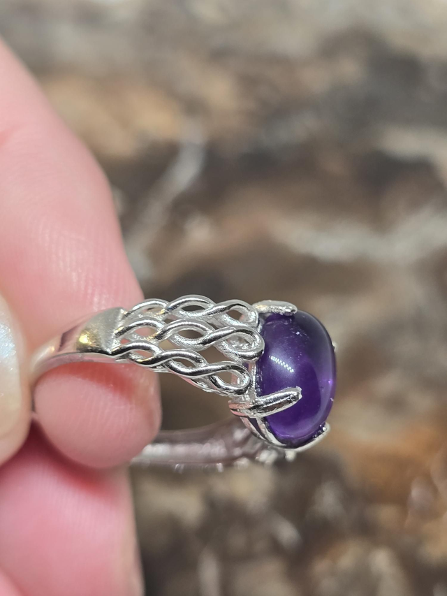 Bague Argent 925 et Améthyste