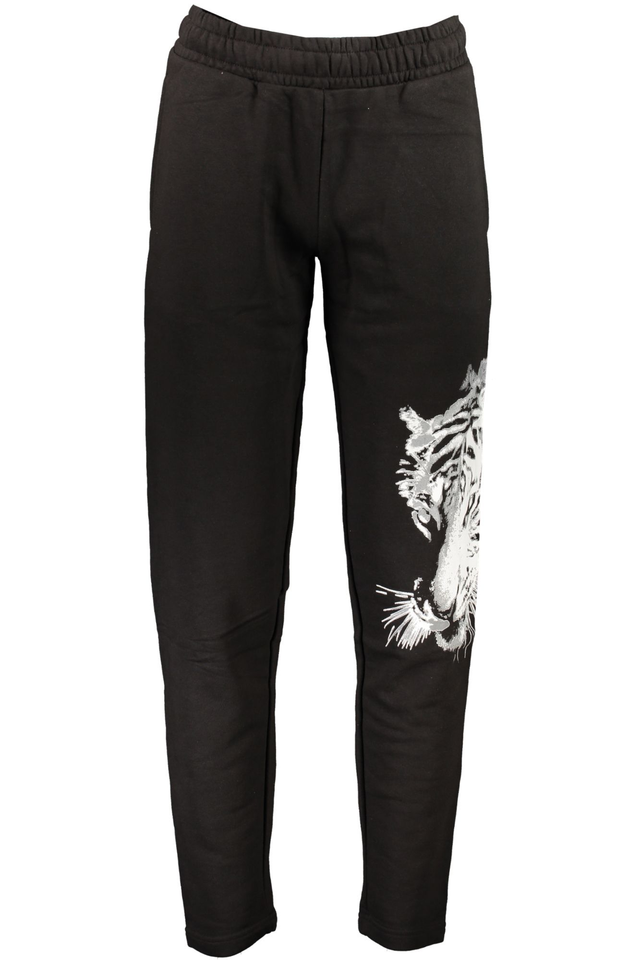 CAVALLI CLASS PANTALONE UOMO NERO