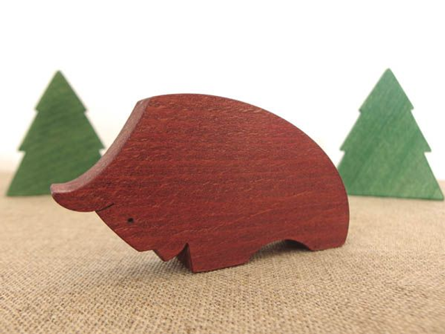 Bison teinte châtaigne