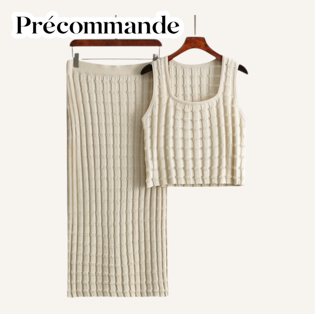 Ensemble femme FËMINA | Beige PRÉCOMMANDE 