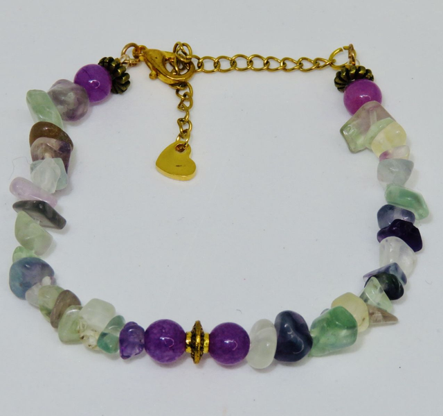 Bracelet en Fluorine et fermoir