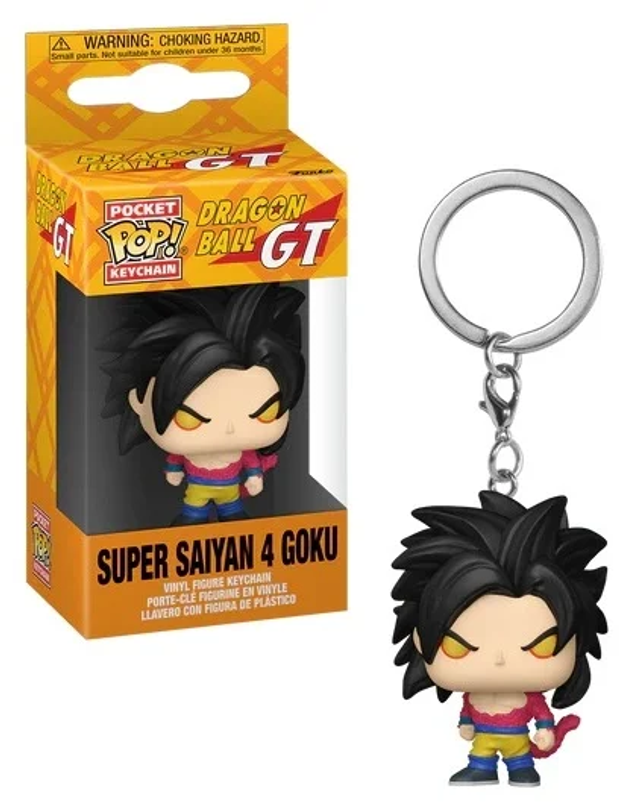 SS4 Goku - Dragon Ball GT - Pocket Pop! Keychain 🐵⚡
