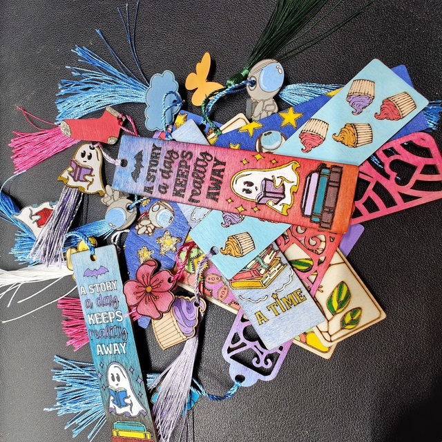 Marque-pages en bois