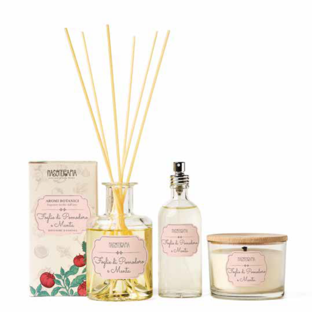 Nasoterapia - Spray ambiente Foglie di pomodoro e Menta 