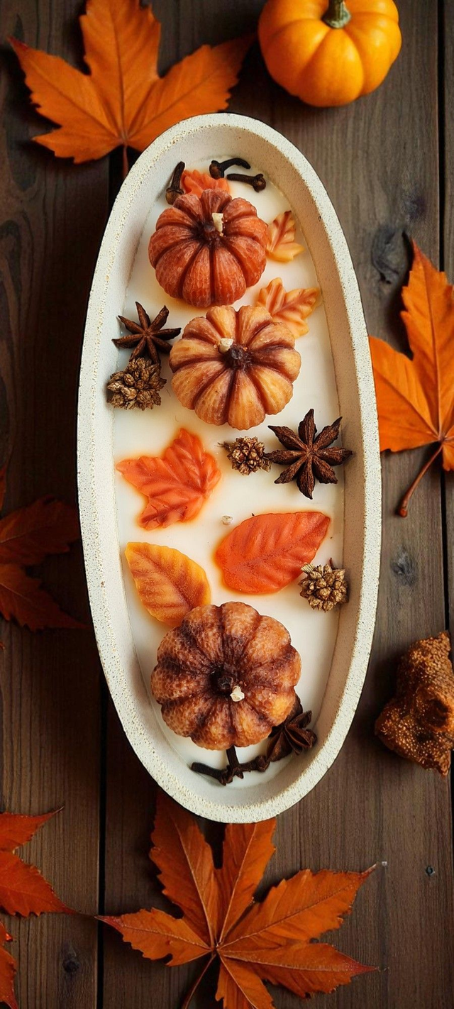 ✨ Composition Bougie Parfumée Vanille Épicée ✨