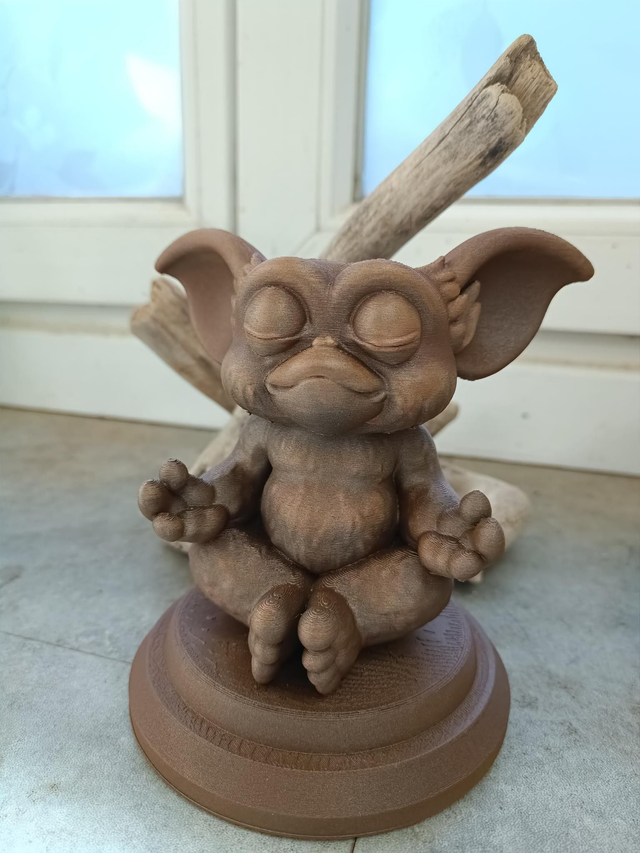Figurine Gizmo en Méditation – Fanart – 15 cm