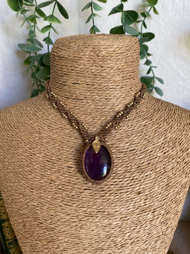 Collier HANIA- AMETHYSTE - Charm 