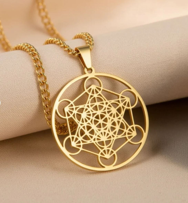 Pendentif Métatron dorée