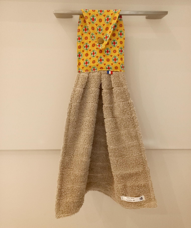 Essuie-mains en tissu éponge