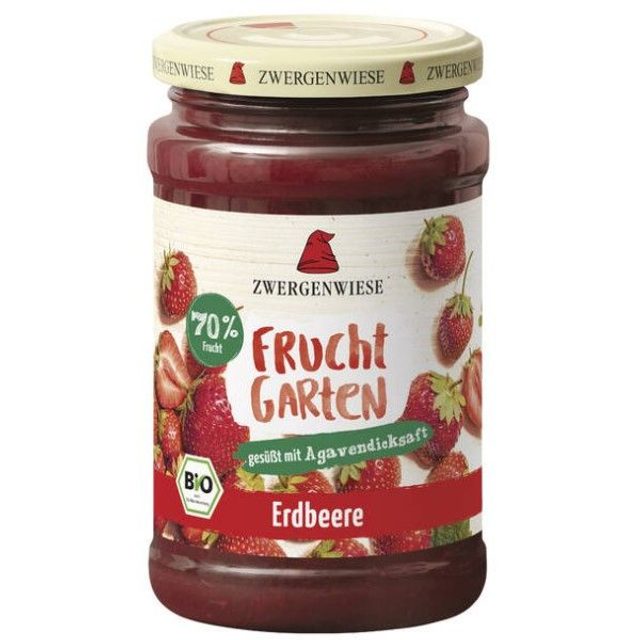 Zwergenwiese FruchtGarten Erdbeere 225g Glas