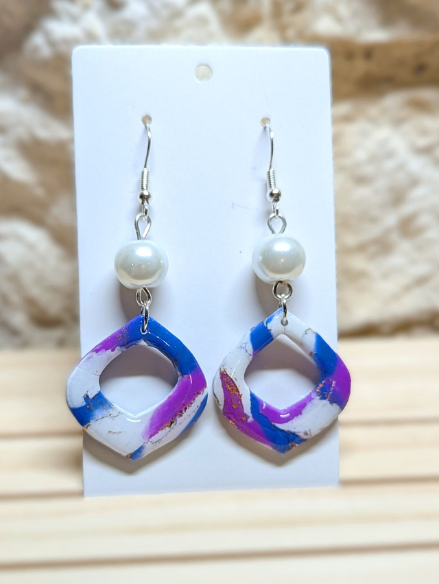 Boucles d'oreilles Nébuleuse