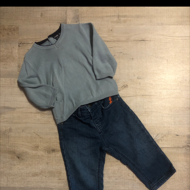 Ensemble pull &amp; jeans Kiabi / Tex