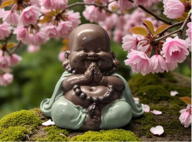Bouddha - Statue Mini Bouddha Rieur "Méditation"