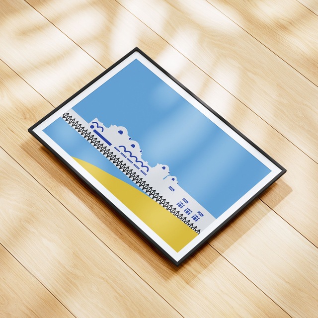 Southsea Parade Pier Print (A4)
