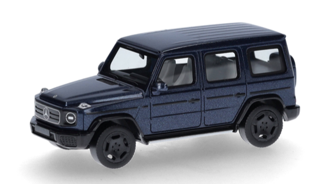 Mercedes-Benz G580 mit EQ-Technologie, sodalithblaumetallic Herpa 1:87