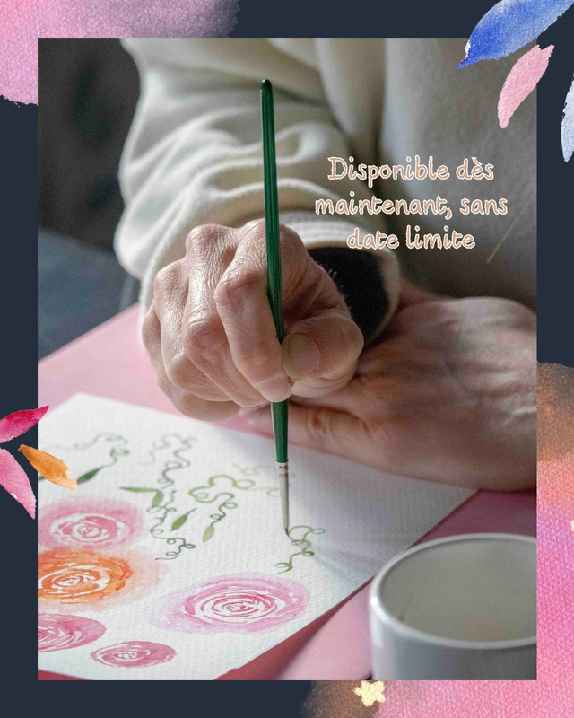 Bon cadeau Atelier Aquarelle - Edition Fête des Mères