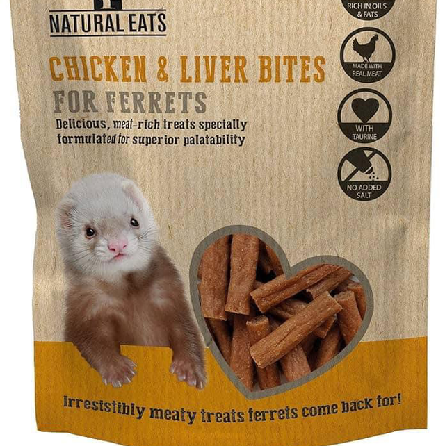 Ferret treat chicken and liver