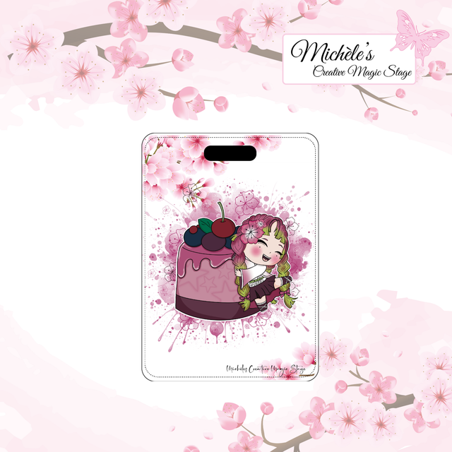 Mitsuri Cake Address Card