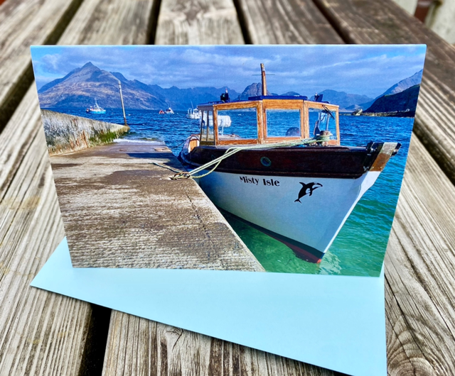 Misty Isle greeting card with envelope