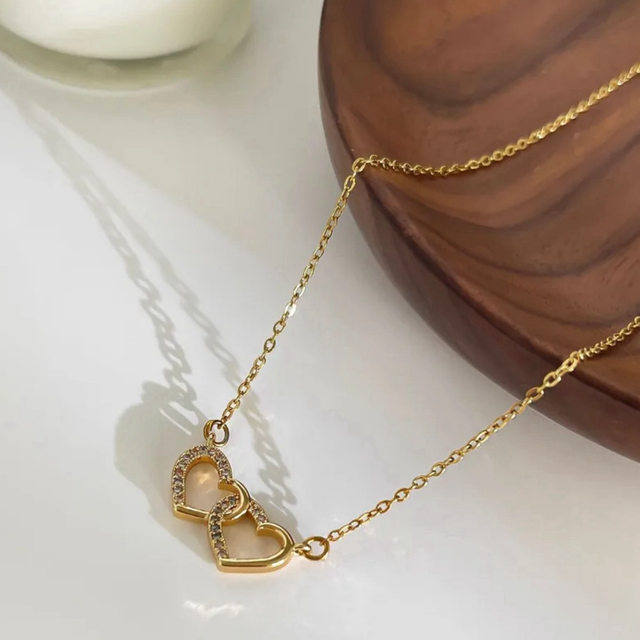 Chaine Double Heart